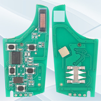 Clé de voiture à distance MS 5 boutons 433 MHz FCC OHT01060512 pour Chevrolet, télécommande de voiture RC, clé sans clé, clé vierge d'usine