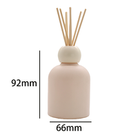 Flacon en verre vide pour diffuseur de parfum à roseaux, imprimé à plat, confortable, crème boisée, ambiance scellée, industriel