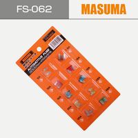 Fusibles automobiles MASUMA FS-062 de remplacement, robustes, certifiés IEC, 7,5-30A, faible capacité de coupure, lot de 10