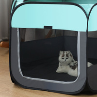 Boîte de reproduction pour chiens et chats toutes saisons, entièrement fermée, modèle Teddy de taille moyenne GL006, respirante, pour usage intérieur