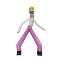 Costumes gonflables personnalisables de vente chaude pour le danseur d'air d'adultes pour extérieur avec le costume gonflable de danseur d'air de PVC de LED