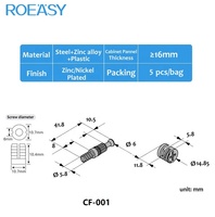 ROEASY CF-001 подключения крепление фитинга болт разъем для шаровой головки болтов гаек винтов