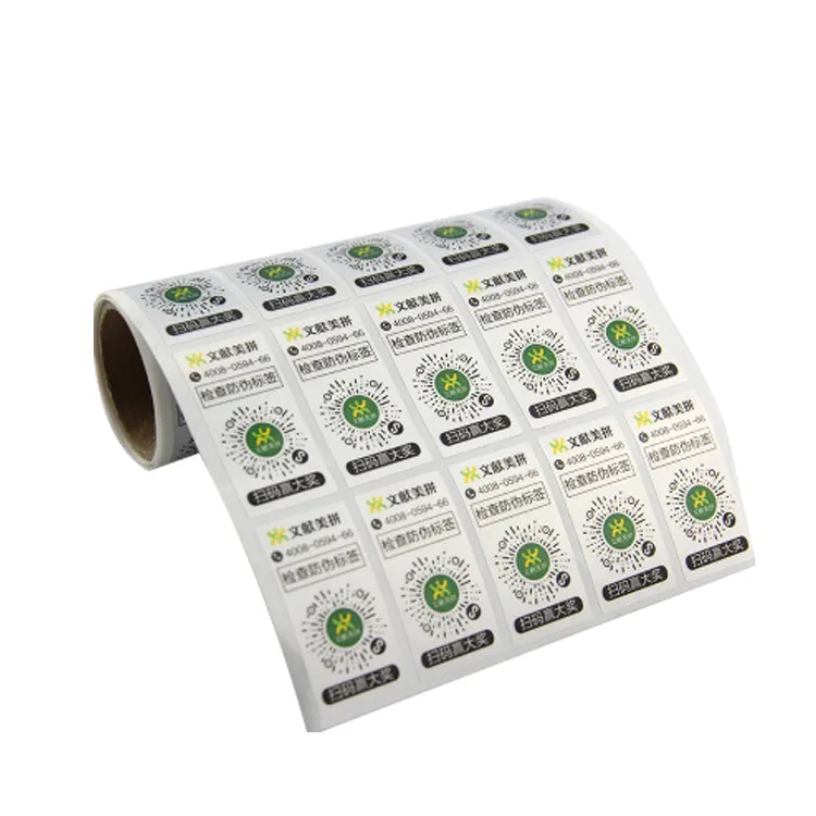 Wholesale Custom Cheap Price Adhesive Sticker Paper Barcode Label