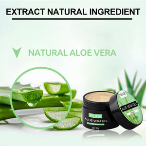 Ingredientes a base de hierbas Bronceado de trigo y cuidado después del sol Crema Aloe Vera Crema de bronceado reparadora después del sol - Product Image 4