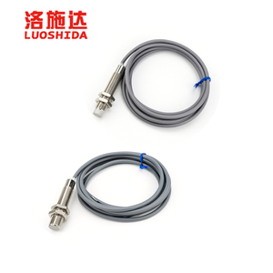 Tùy chỉnh PNP cảm biến không có NC che chắn hình trụ cảm biến thiết bị 2m cáp M12 Quy Nạp gần chuyển NPN với ánh sáng dẫn - Product Image 6