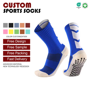 Erkek Spor Çorapları, Dijital Baskılı Özel <span class=keywords><strong>Logo</strong></span>, Kaymaz, Futbol İçin, Sonbahar Sezonu, %100 Pamuk - Product Image 1