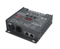 Ltech LT-904 Décodeur DMX 512 LT-904-DIP 8bit 16bit RDM RGBW 6A * 4CH Max.24A Max.576W XLR RJ45 RDM DMX Décodeur pour éclairage de scène
