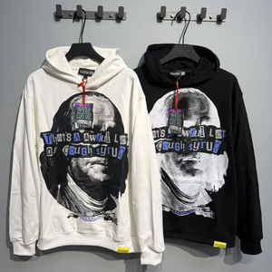 Sudadera con Capucha de Alta Calidad 100% Algodón para Hombre, Estilo Casual Oversize, Forro Polar Grueso, Diseño Estampado Digital - Product Image 6