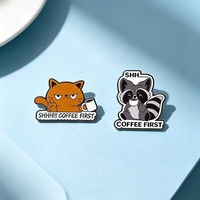 Broches de Esmalte Kawaii con Memes de Animales de Dibujos Animados Divertidos: Patos, Gatos y Perros Adorables