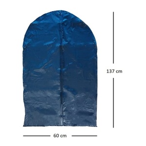 Sacs à vêtements de couleurs mélangées 137x60 cm, anti-poussière avec fermeture éclair, protège-vêtements - Product Image 2