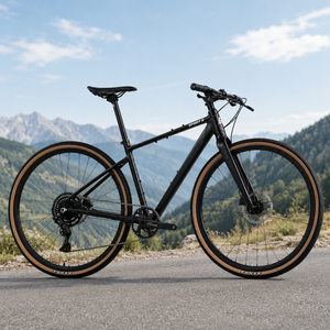 Vélo de gravier SpiritX <span class=keywords><strong>Scount</strong></span> 9 vitesses Shimano, 29 pouces, axe traversant, cadre en aluminium, guidon plat, freins à disque hydrauliques, capacité de charge de 150 kg, cadre rigide - Product Image 1