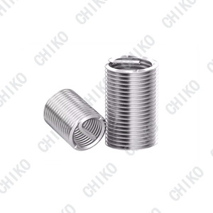 Insert de filetage en acier inoxydable 304 haute résistance en acier inoxydable 316 <span class=keywords><strong>Helicoils</strong></span> métalliques M5 * 0.8 * 1.0D Insert de filetage en fil d'argent - Product Image 2