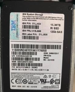 02PX544 02YC045 01EJ994 01EJ998 15.36B 2.5inch 12Gb SAS SSD Hard <b>Drives</b> 02PX544 02YC045 01EJ994 01EJ998 - Product Image 3