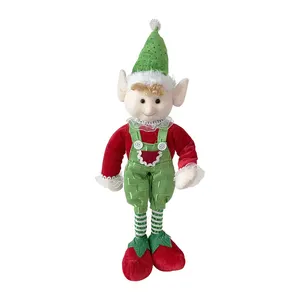 Muñeca de elfo de estilo nórdico personalizada, fabricante de China, precio al por mayor, oem, nuevo diseño, decoraciones de Navidad
