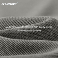 Débardeur unisexe Kuenzi en coton (94 %) et élasthanne (6 %), 300 GSM, doux, respirant, grande taille 6X, col rond, pour homme