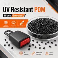 Granulés de polyoxyméthylène (POM) noirs, résistants aux UV, de qualité moulage par injection, avec résistance à l'impact de 15 KJ/m
