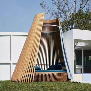 Luxe Resort tous temps plage <span class=keywords><strong>salon</strong></span> Patio extérieur auvent meubles piscine réglable loisirs lit moderne hôtel étanche Daybed - Product Image 3