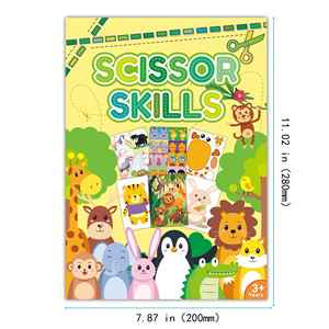 Kit de Tijeras para Manualidades Escolares y Preescolares, 20 Piezas, Temática de Animales y Princesas, para Cortar Papel - Product Image 5