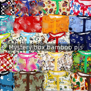 다양한 프린트의 대나무 트월 드레스, 뒷면에 리본이 달린 대나무 트월 드레스, 대나무 RTS 웨스턴 대나무 의류 롬퍼 - Product Image 5