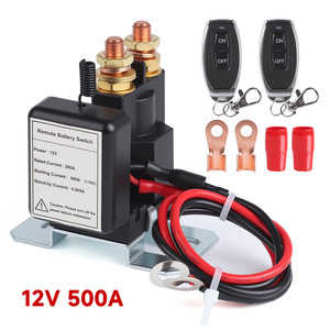 <b>Remote</b> Battery <b>Switch</b> 12V 500A Solenoid With 2 Key Fobs For Car Boat RV - Product Image 1