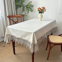 Nappe TaiGen Nouvelle Collection Légère de Luxe Style Européen-Américain en PU Écologique Couleur Unie Sans Lavage Imperméable et Anti-Taches