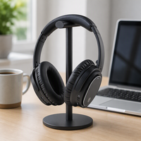 Headphone Peredam Kebisingan Aktif Nirkabel Bluetooth 5.3 Over-Ear dengan Mikrofon