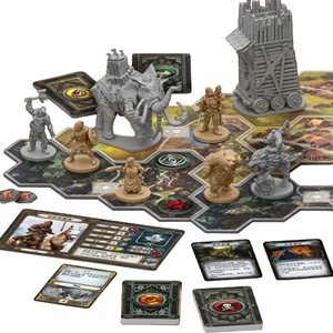 ชิ้นส่วนเกมกระดานไม้แบบกำหนดเองสำหรับครอบครัว เด็ก เล่นปาร์ตี้ ผลิตตามแบบ OEM ราคาถูก ตัวหมากกระดาษแข็ง เกมแบ็คแกมมอนสำหรับผู้ใหญ่ - Product Image 1