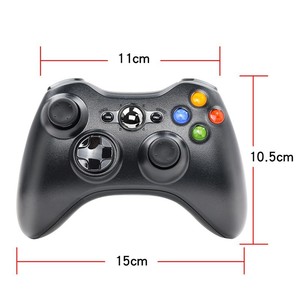 จอยสติ๊กควบคุมเกม2.4G ไร้สายสำหรับ xboxs 360ด้วยการสั่นสะเทือน Motor-3D - Product Image 2