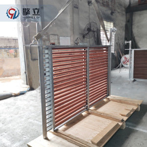 Enfriador de Aire Qing Li, Intercambiador de Calor de Tubo de Aleta de Cobre y Acero Inoxidable, Refrigeración por Agua, Aplicación de Secado Industrial - Product Image 4