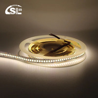 Bande lumineuse LED 24V 240D 3000 4000K 6000K 2835 IP20 avec télécommande pour éclairage de miroir