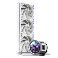 Refroidisseur liquide pour processeur d'ordinateur LX800 PRO ARGB avec ventilateur de refroidissement à roulement fluide 3200 RPM 115.32CFM
