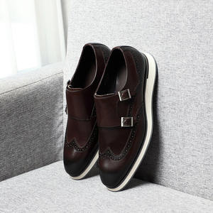 Los zapatos de hombre de negocios Mengke de moda hechos a mano a medida de gama alta se venden bien como zapatos de cuero Casuales - Product Image 5