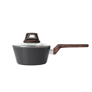 Ustensiles de cuisine en aluminium, appareils de cuisine, wok en céramique sain, marmite à soupe antiadhésive, ensemble de 13 ustensiles de cuisine, couvercle en verre, base multicouche - Product Image 5