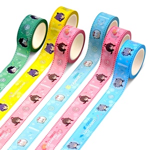 Washi Tape avec logo personnalisé imprimé personnage Kawaii spécial huile de masquage papeterie - Product Image 1