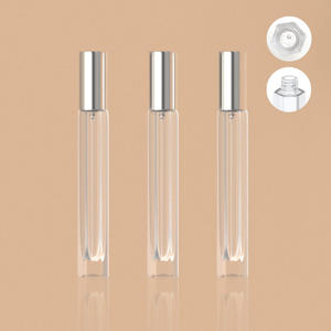 Chai xịt nước hoa thủy tinh tròn đáy dày 10ml 15ml, chai xịt nước hoa thủy tinh cao cấp có nắp, cổ vặn, trống - Product Image 3