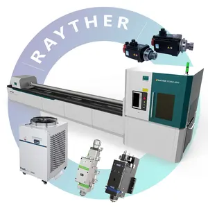 Rayther-tüp lazer kesme makinesi 3m 6m özelleştirilebilir Metal boru CNC Fiber lazer kesim makinesi lazer kesme makinesi hızlı teslimat