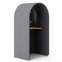 Nouveau Design Bureau Privé Canapé Simple Pod Montage Mural Intérieur Bureau Confidentialité Réunion Canapé Cabine Téléphonique avec Cloison