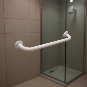 Maniglia di sicurezza dritta 27 cm bianca per bidet - Product Image 3