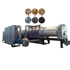 Machine de production de biochar de 500 kg, four de carbonisation continu sans fumée pour la fabrication de biochar - Product Image 1