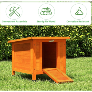 Cage extérieure pour chat, résistante aux intempéries, avec abri pour petits animaux, avec rampe antidérapante. - Product Image 6