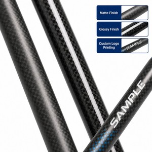 Bastones de Esquí Nórdico Zeroring 80% Carbono, Ligeros, con Empuñadura de Corcho, OEM - Product Image 4
