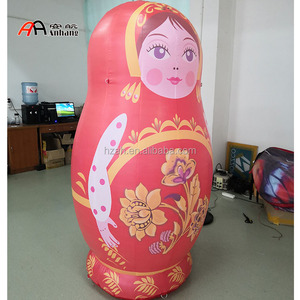 Popular High Quality Red Ceramic Doll <span class=keywords><strong>Lovely</strong></span> Cartoon Inflatable Russia Matryoshka - Product Image 3
