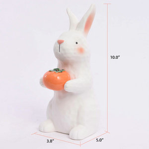Ceramic Easter <strong>Bedroom</strong> Living Room <strong>Girl</strong> Rabbit <strong>Accessory</strong> Modern Home Decoration - Product Image 4