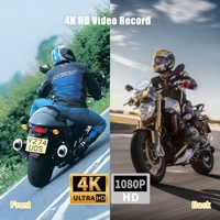 Écran 6,25'' 4K, navigation GPS pour moto, CarPlay sans fil, Android Auto, GPS, moniteur DVR pour moto, TPMS, télécommande, WiFi intégré