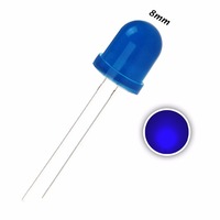 Échantillons gratuits diffus jaunes ronds de flux superbe de lampe de l'IMMERSION LED de 8mm disponibles