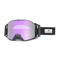 Lunettes de neige chauffantes polarisées anti-buée avec batterie rechargeable, température réglable, anti-poussière pour le ski et le snowboard
