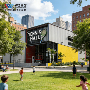 Estructura de Acero para Gimnasio de Tenis de Gran Envergadura, Resistente a Altas Cargas de Viento, Estructura Robusta, Cumple con AS/NZS 1170, Confiable - Product Image 1