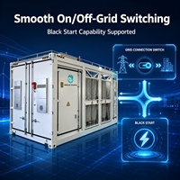 Unidad de Transformador PCS Integrada de 1250-5000kW, Inversor Solar de 690Vac con Transformador Elevador de 0.69kV-35kV, Certificado IEC/UL para BESS