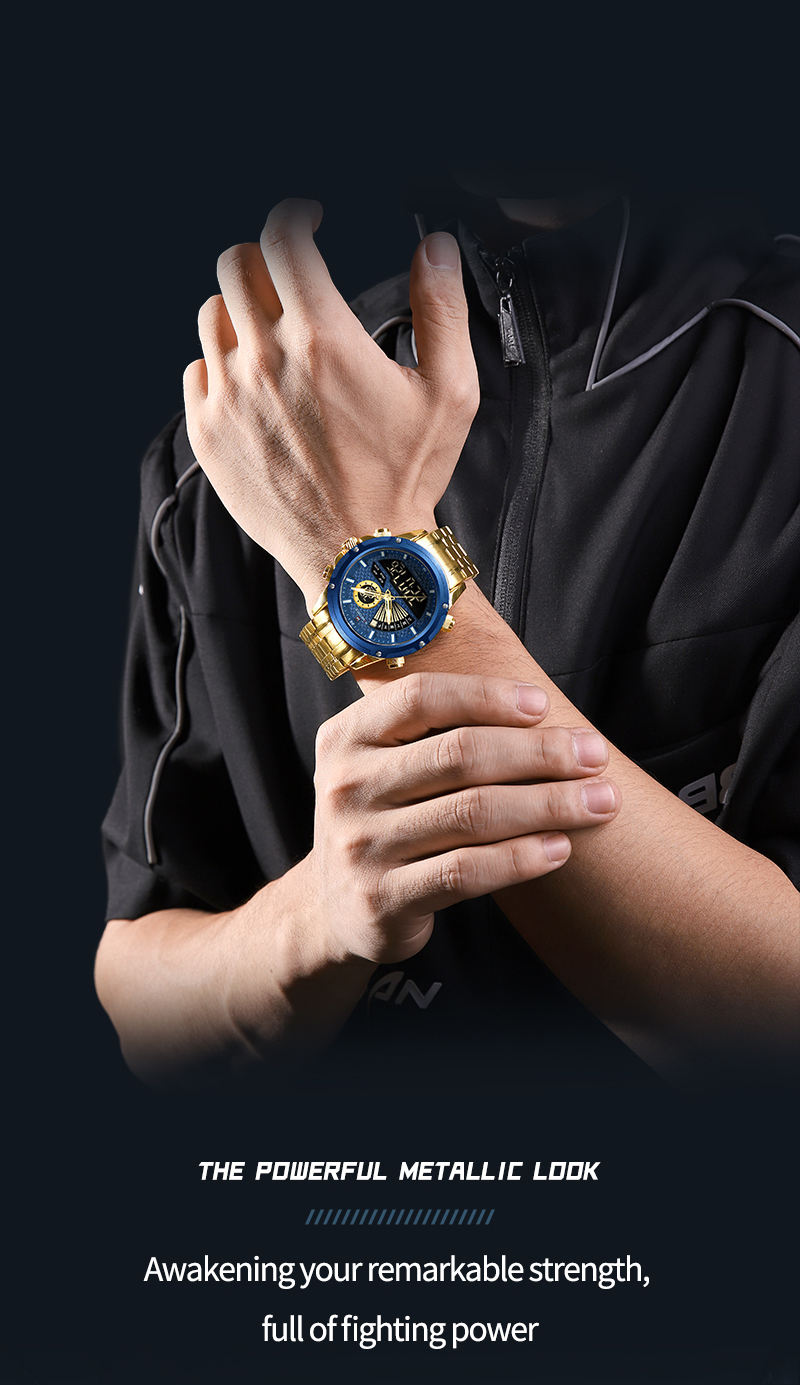 NAVIFORCE 9025 Men's Quartz Watch Luxury Sport Style