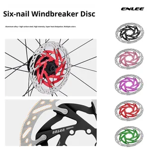 Enlee 160mm Centro Bloqueio Disco Leve Liga De Alumínio Disco De Freio De Refrigeração para Mountain Bike Bicicleta Peças Disco - Product Image 4